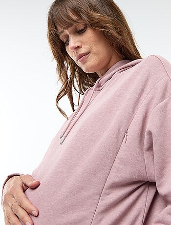 Sweat à capuche d'allaitement