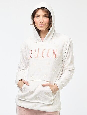 Sweat à capuche en polaire