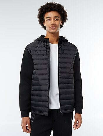 Sweat à capuche esprit doudoune