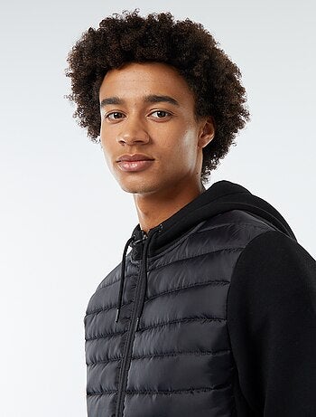 Sweat à capuche esprit doudoune