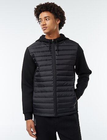 Sweat à capuche esprit doudoune