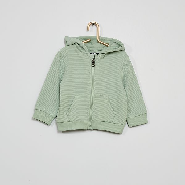 Sweat A Capuche Maille Ottoman Bebe Garcon Vert D Eau Kiabi 10 00 Sweat A Capuche Maille Ottoman Bebe Garcon Vert D Eau Kiabi 10 00