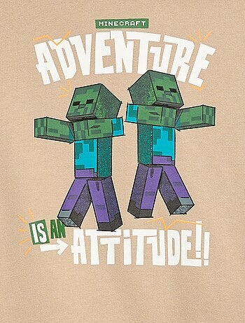 Sweat à capuche 'Minecraft'