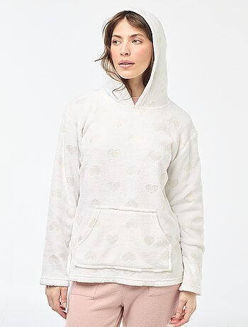 Sweat à capuche polaire