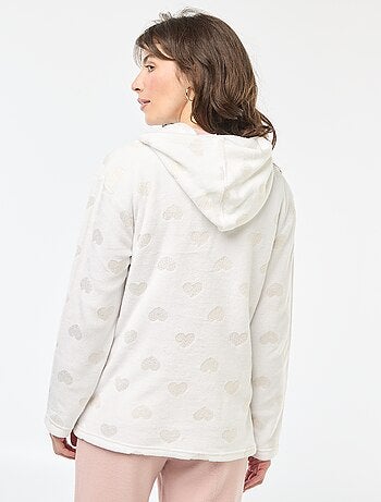 Sweat à capuche polaire