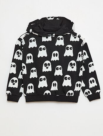Sweat à capuche thématique 'Halloween'