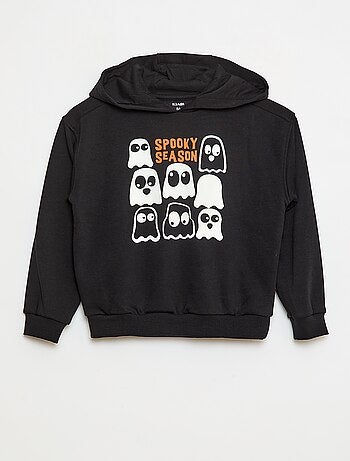 Sweat à capuche thématique 'Halloween'