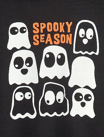 Sweat à capuche thématique 'Halloween'