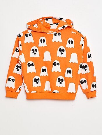 Sweat à capuche thématique 'Halloween'