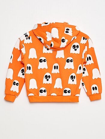 Sweat à capuche thématique 'Halloween'