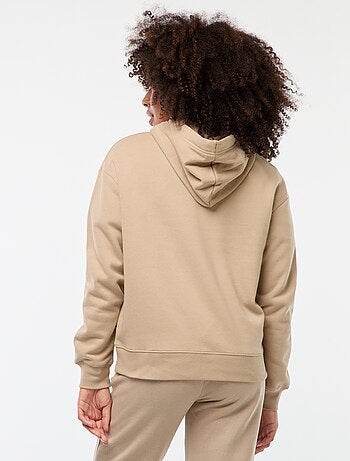 Sweat à capuche uni