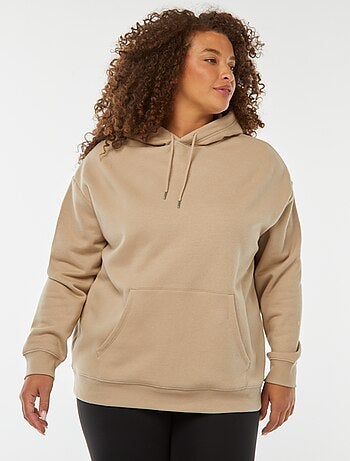 Sweat à capuche uni