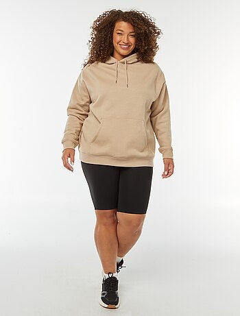 Sweat à capuche uni