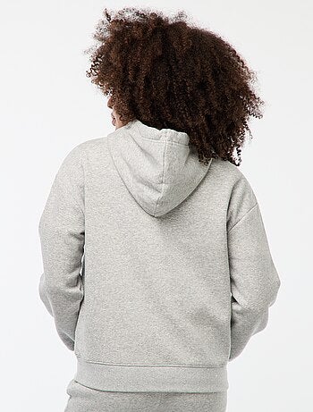 Sweat à capuche uni