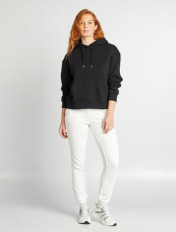 Sweat à capuche uni