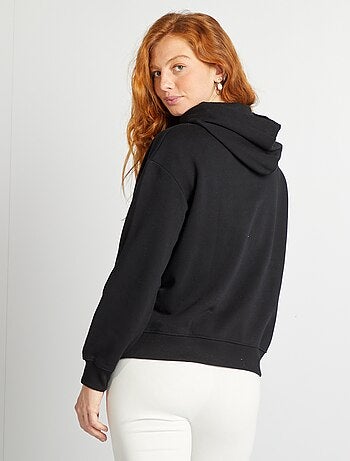 Sweat à capuche uni