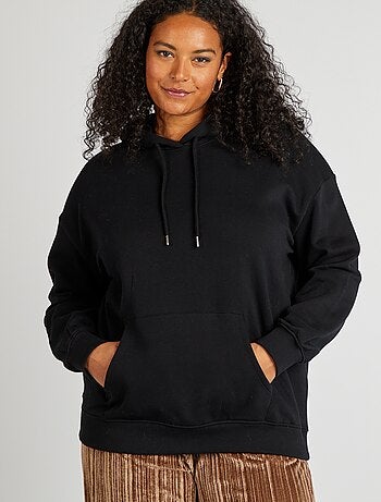 Sweat à capuche uni