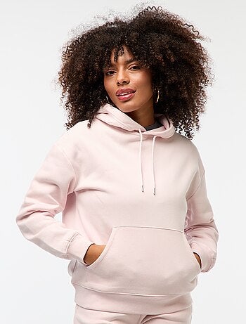 Sweat à capuche uni