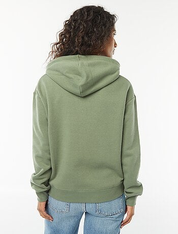 Sweat à capuche uni
