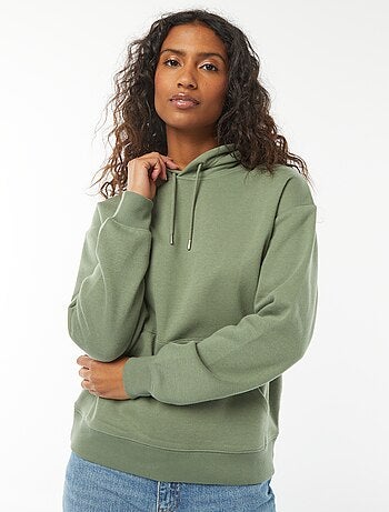 Sweat à capuche uni