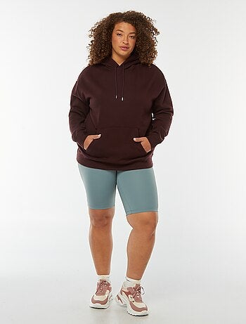 Sweat à capuche uni