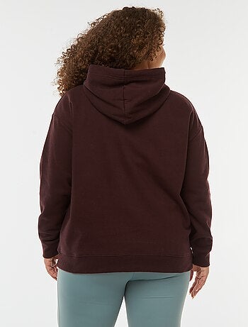 Sweat à capuche uni