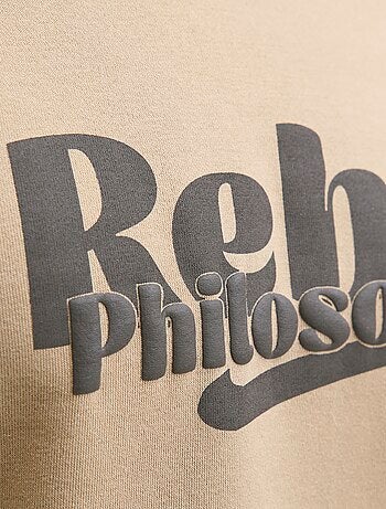 Sweat à col rond en coton 'JJ Rebel'