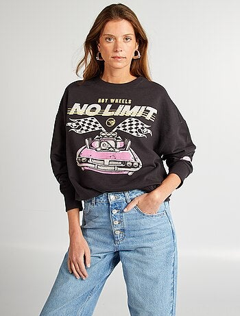 Sweat à col rond 'Hot Wheels'