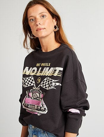 Sweat à col rond 'Hot Wheels'