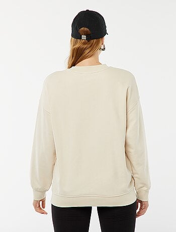 Sweat à col rond motif léopard 'Only Maternity'