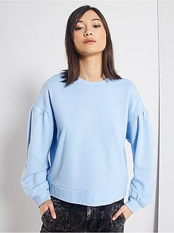 Sweat à manches bouffantes - Kiabi