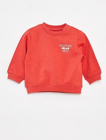 Sweat à manches longues avec print