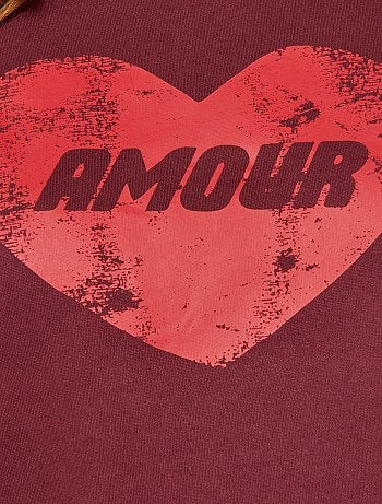 Sweat à message - Kiabi