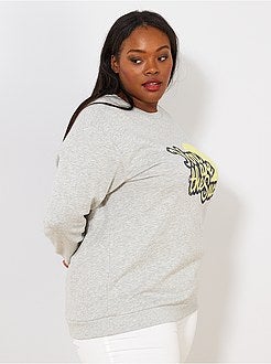 Sweat à message imprimé - Kiabi
