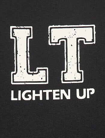 Sweat à motif bicolore