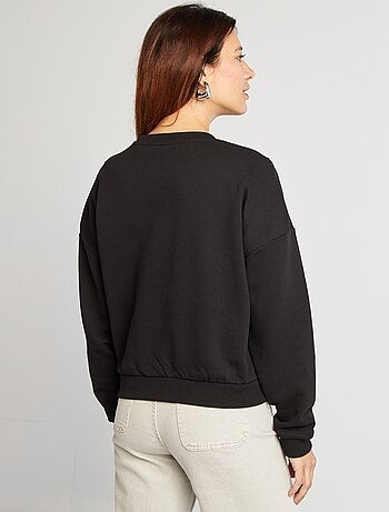 Sweat avec détails ajourés