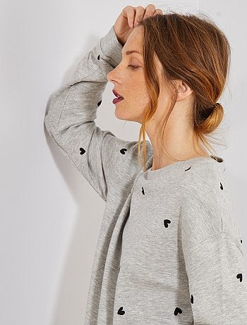 Sweat avec imprimé devant - Kiabi