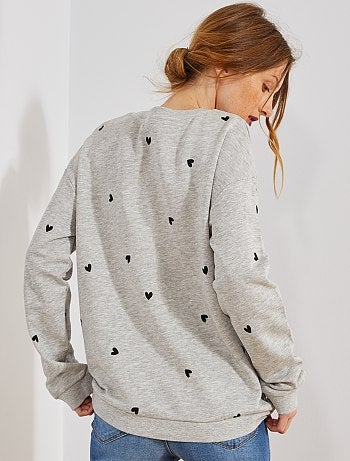 Sweat avec imprimé devant - Kiabi