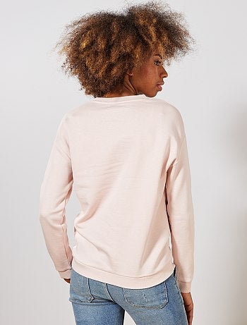 Femme du 34 au 48 - Sweat avec imprimé devant - Kiabi
