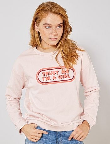 Sweat avec imprimé devant - Kiabi