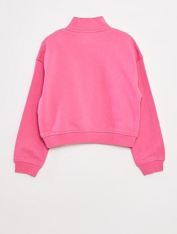 Sweat camionneur avec col zippé