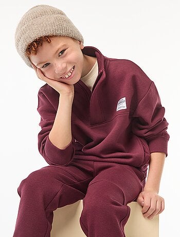 Sweat camionneur en molleton gratté