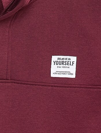 Sweat camionneur en molleton gratté