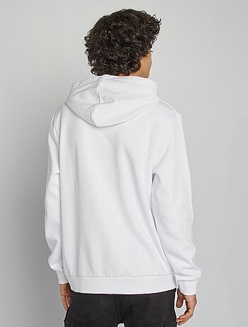 Sweat capuche à message