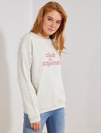 Sweat 'Club de copines' - Kiabi