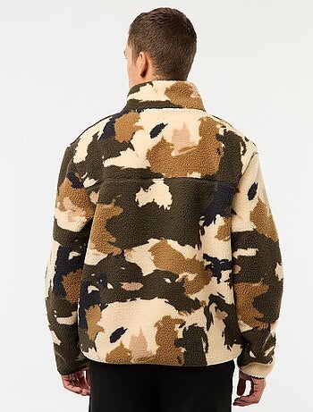 Sweat col montant à pression