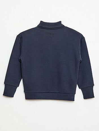 Sweat col montant loose en polaire