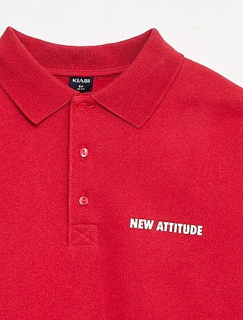 Sweat col polo à rayures