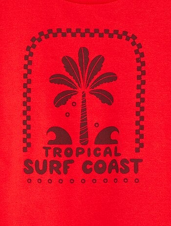 Sweat col rond imprimé