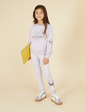 Sweat coupe courte 'Stitch'